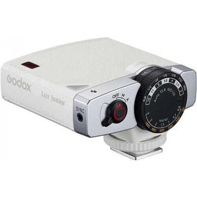 Godox Lux Junior Retro Camera Flash (White)