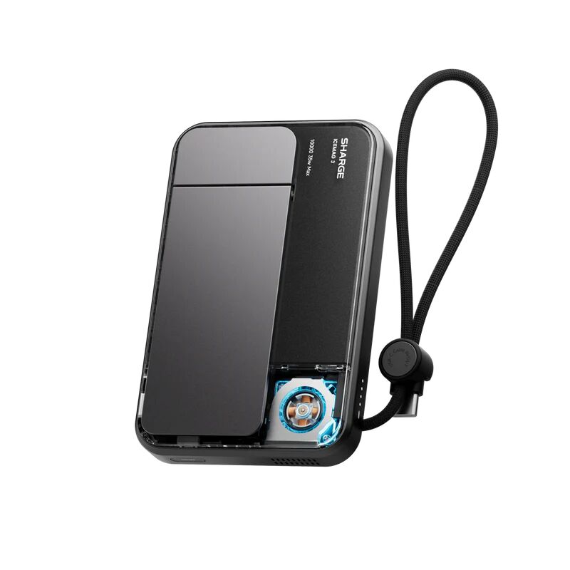 Sharge IceMag 3 Magnetic Power Bank 10000mAh - Black