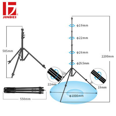 JINBEI MG-2400 Light Stand (Max Pay Load 4.5 KG )