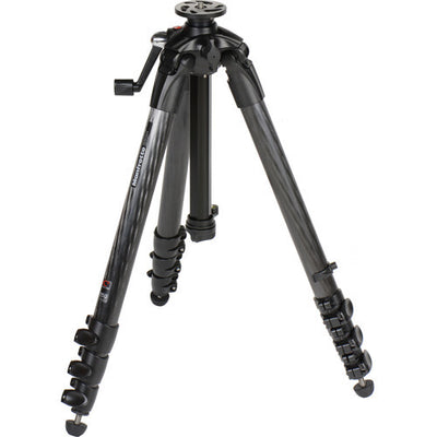 Manfrotto MT057C4-G 4-Section Carbon Fiber Tripod With Geared Centre Column