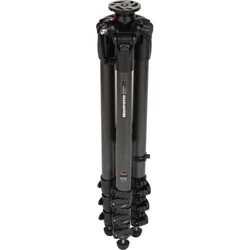 Manfrotto MT057C4-G 4-Section Carbon Fiber Tripod With Geared Centre Column