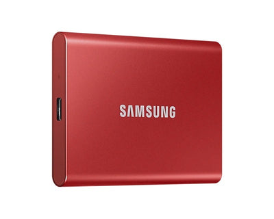 SAMSUNG 1TB PORTABLE SSD T7 USB3.2 - Madellic Red