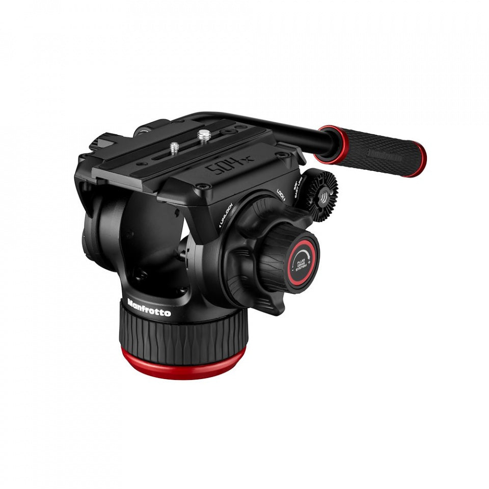 Manfrotto 504X Fluid Video Head with 536 CF Single leg tripod