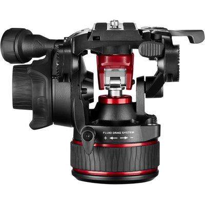 Manfrotto Nitrotech 608 video head with Carbon Fibre twin leg tripod kit