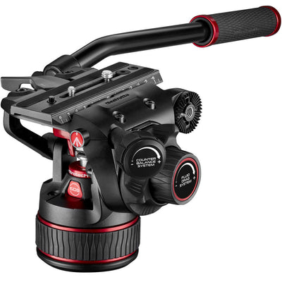 Manfrotto Nitrotech 608 video head with Carbon Fibre twin leg tripod kit