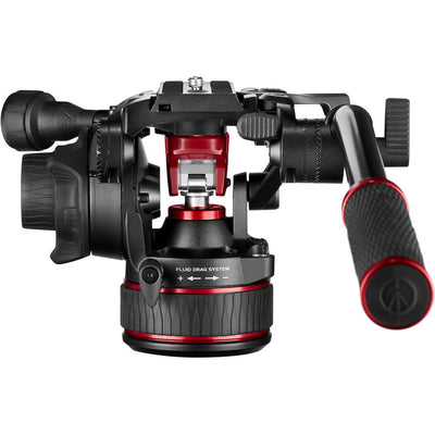 Manfrotto Nitrotech 608 video head with Carbon Fibre twin leg tripod kit