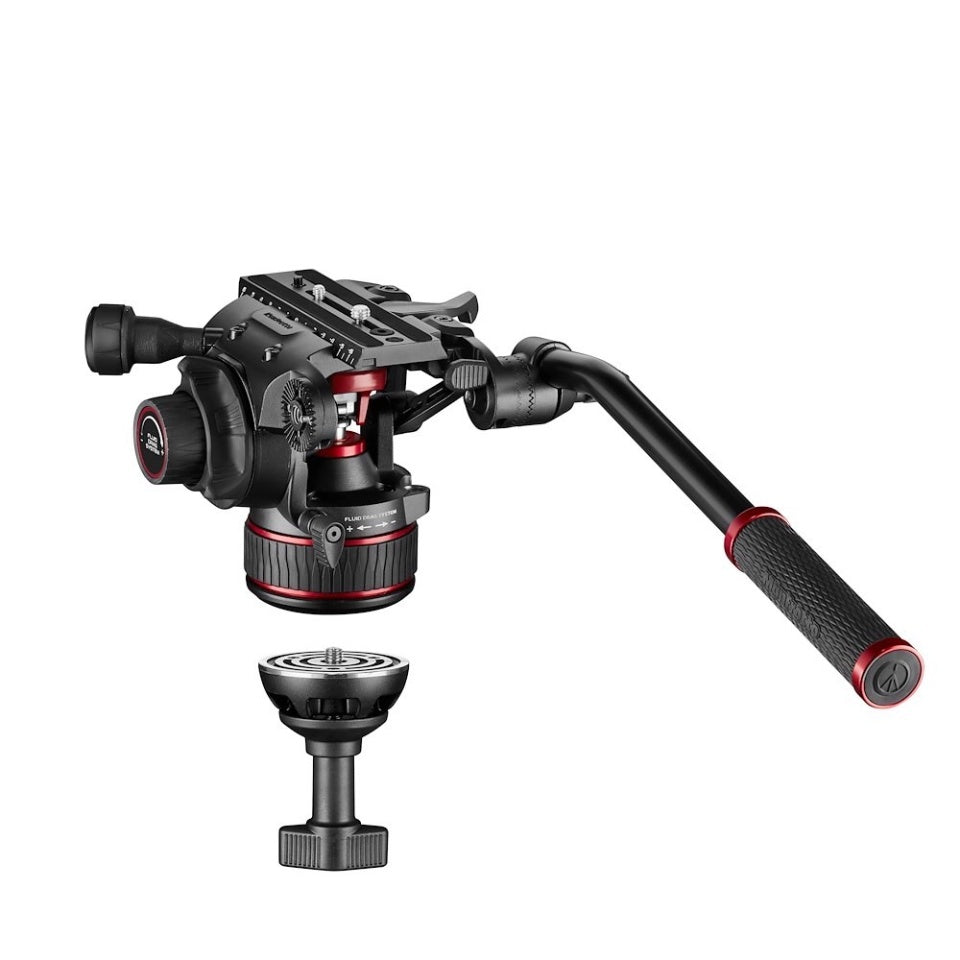 Manfrotto Nitrotech 608 video head with Carbon Fibre twin leg tripod kit