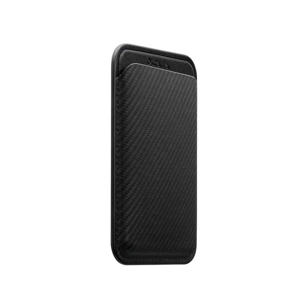 Pitaka MagSafe Woven Wallet Black/Grey