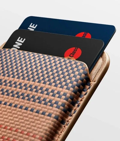 Pitaka MagSafe Woven Wallet Sunset