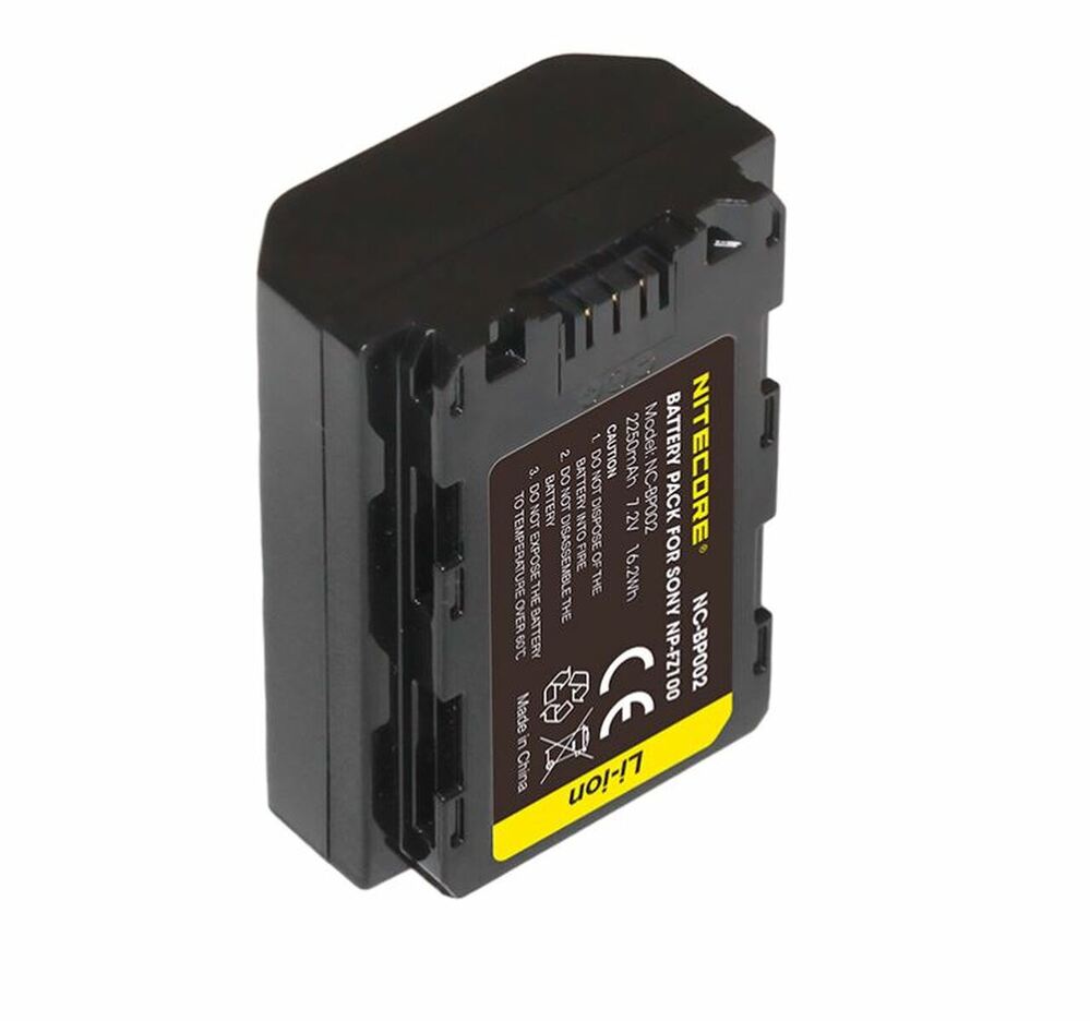 NITECORE NP-FZ100 Battery Compatible with Sony Cameras