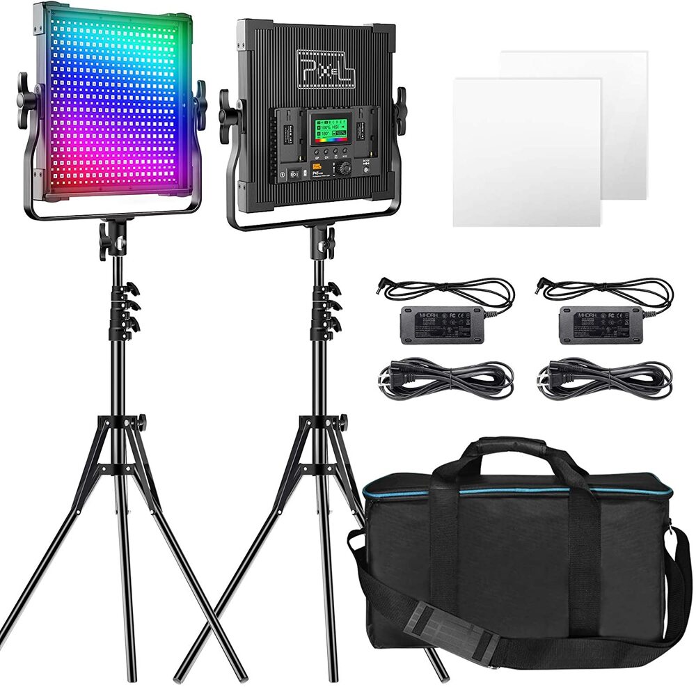 Pixel P45RGB 360° RGB LED Light With Softbox Kit