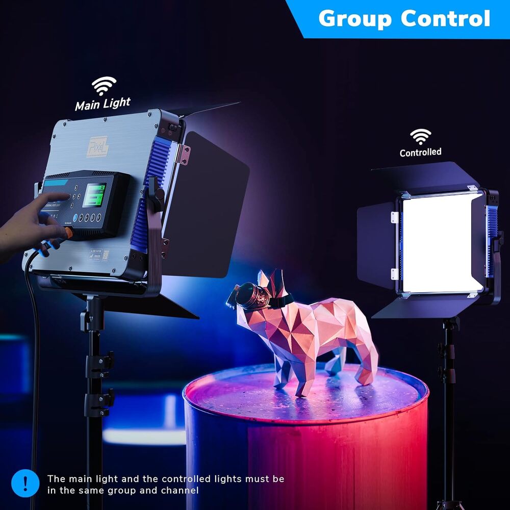 Pixel P80 RGB LED Panel 2 x Light Kit
