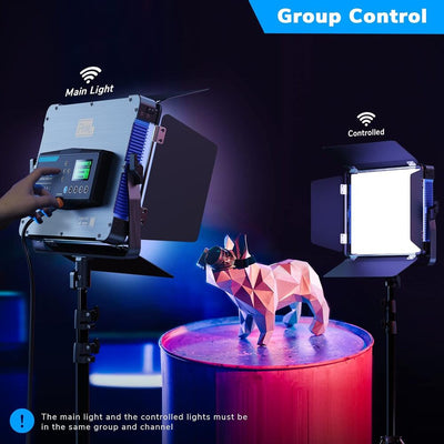 Pixel P80 RGB LED Panel 2 x Light Kit