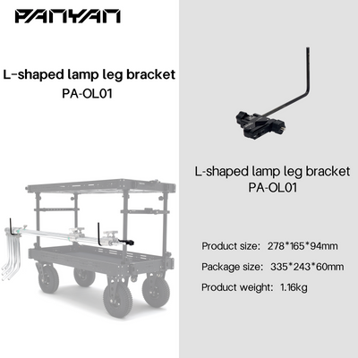 PanYan Light Stand Hook and Clamp for Film Cart Set of 2