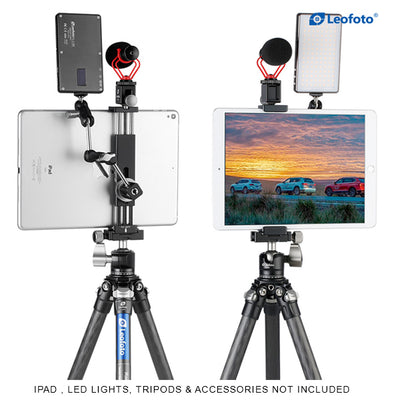 LEOFOTO PC-190 IPAD CLAMP (MAX LOAD 8 KG , CLIP RANGE 115-190MM , ACRA SWISS)
