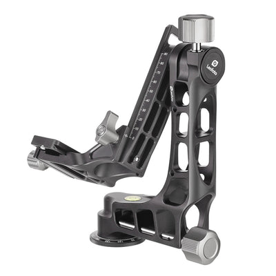 LEOFOTO PG-1 Aluminium PRO GIMBAL HEAD WITH PU-100D PLATE (MAX LOAD 25KG , PANORAMIC)