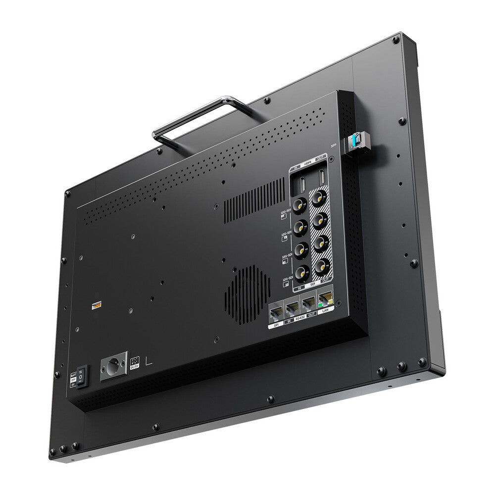 Lilliput Q18 17.3" 8K HDR Monitor with 4 x 12G-SDI, 1 x 12G SFP and 1 x HDMI 2.0 inputs