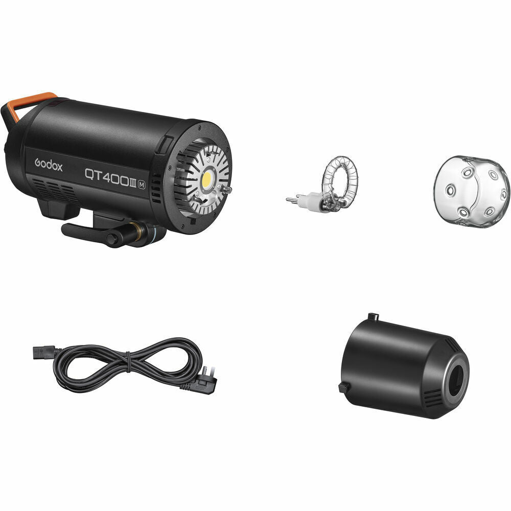 GODOX QT400IIIM 2 x Studio Flash Head Kit [Upgrade to X Series Trigger: Xpro for Nikon]