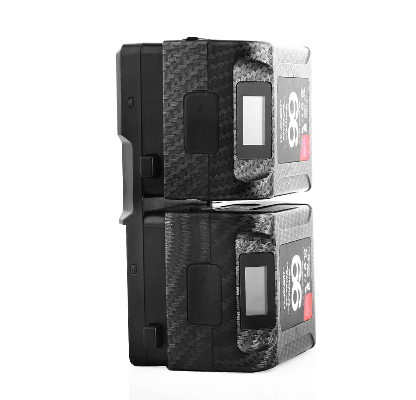 Rolux Dual Mini V-Lock Battery Plate (Hotswap with Rolux mini battery)