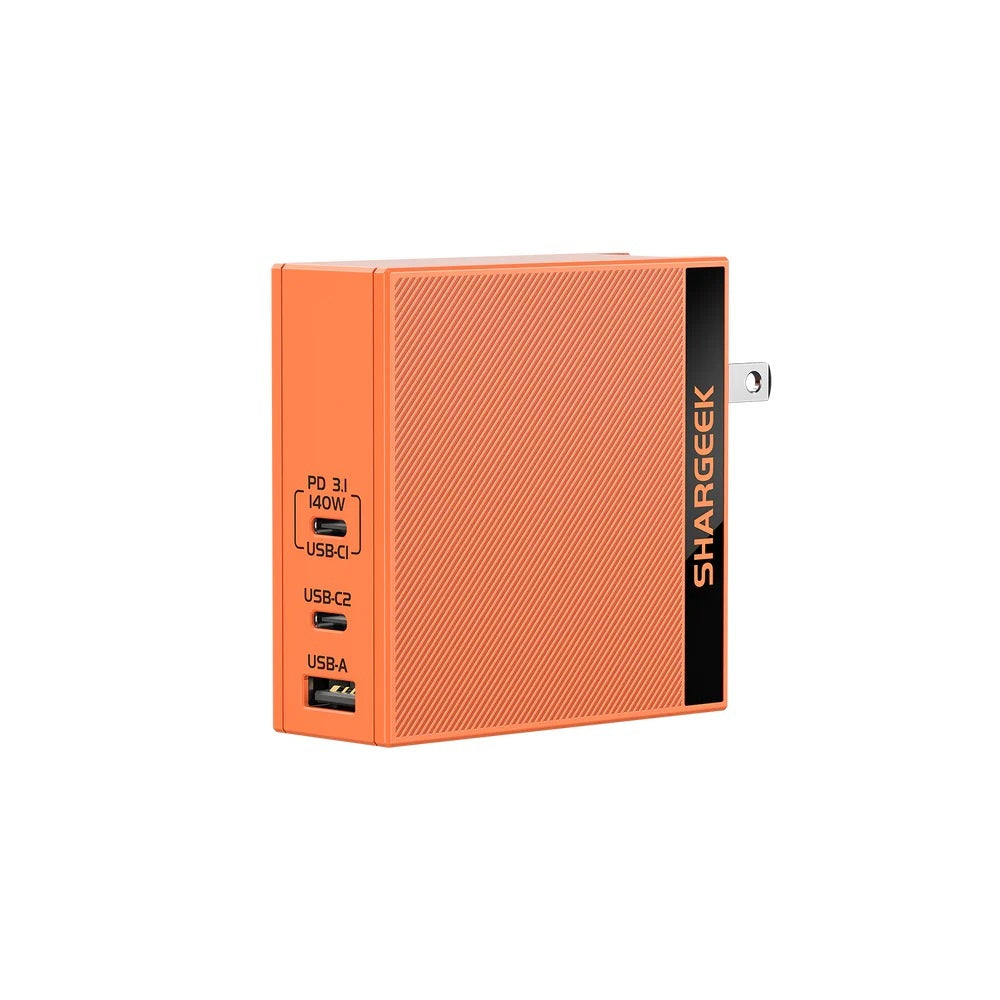 Sharge 140W PD3.1 GaN Charger  [Colour: Orange]