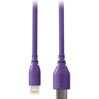 RODE SC21 Lightning to USB-C Cable (Purple, 11.8")