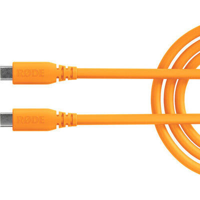 RODE SC27 SuperSpeed USB-C to USB-C Cable (Orange, 6.6')