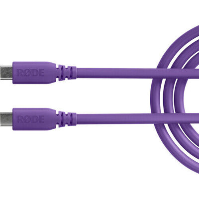 RODE SC27 SuperSpeed USB-C to USB-C Cable (Purple, 6.6')