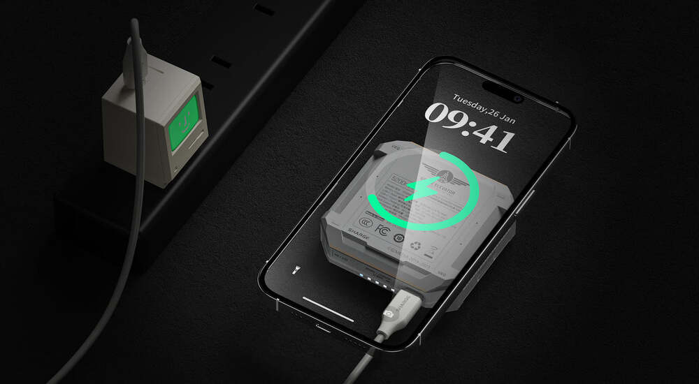 Sharge Magnetic Power Bank Space Elevator 5000mAh