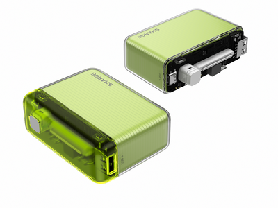 Shargeek Flow Mini Power Bank 5800mah - Apple Green