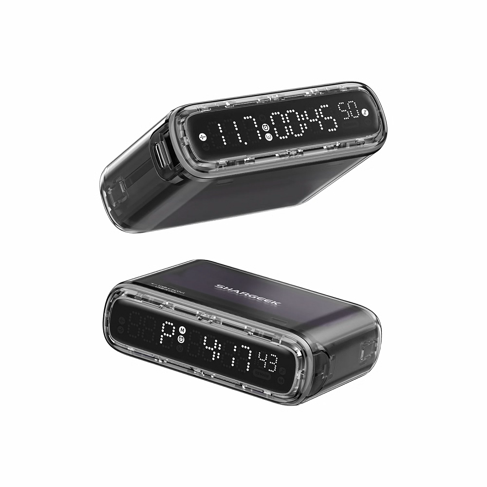 Shargeek Starship Seer 10000mAh Power Bank - Black