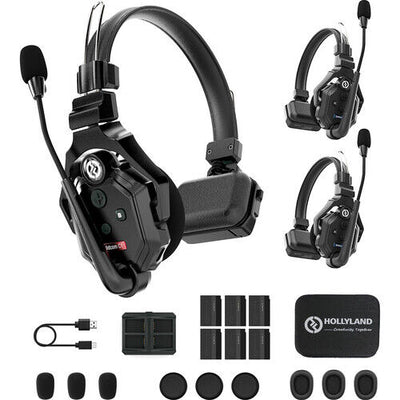 Hollyland Solidcom C1 Wireless Intercom System with 3 Headset