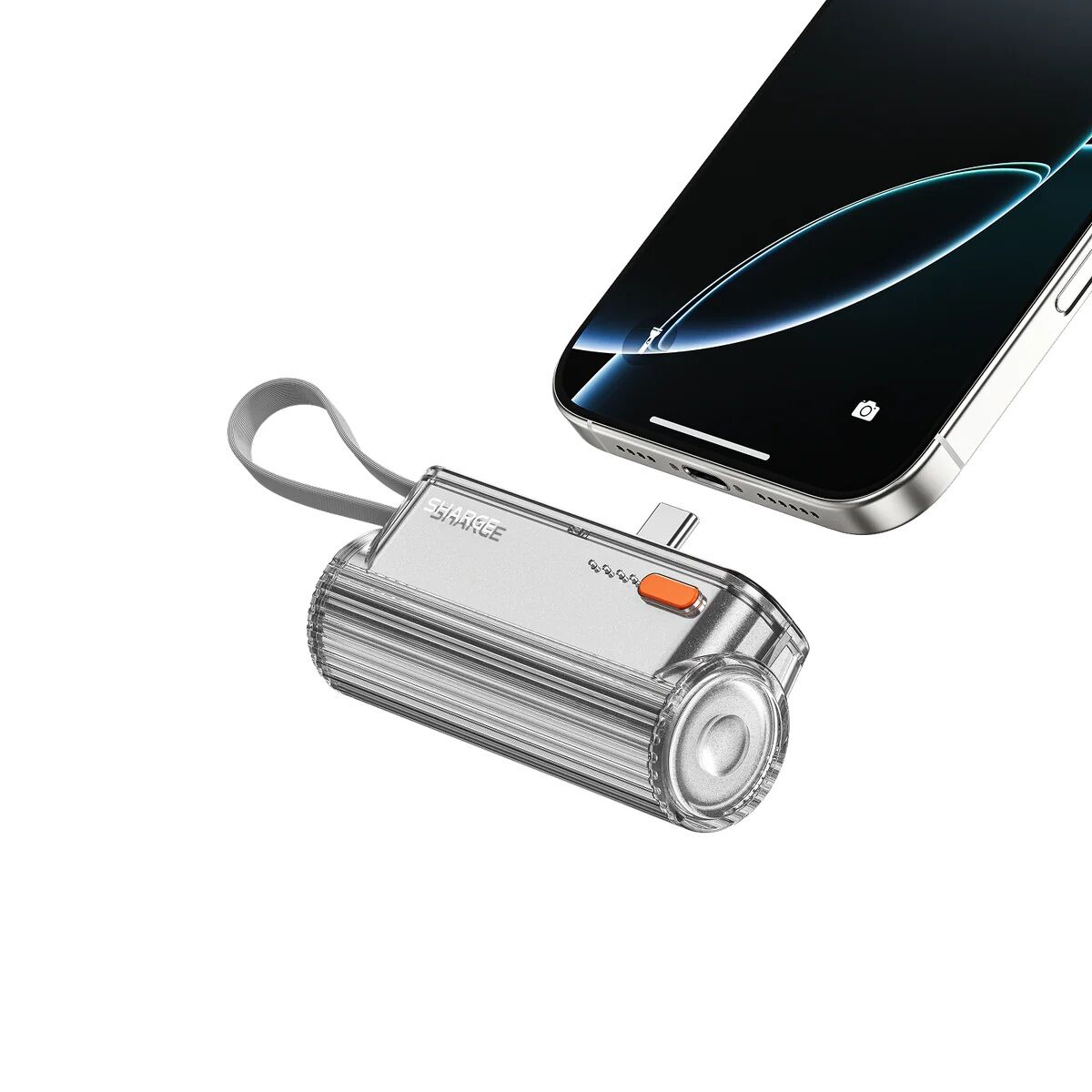 Sharge Flow Mini 2 5000mah Power Bank - Silver