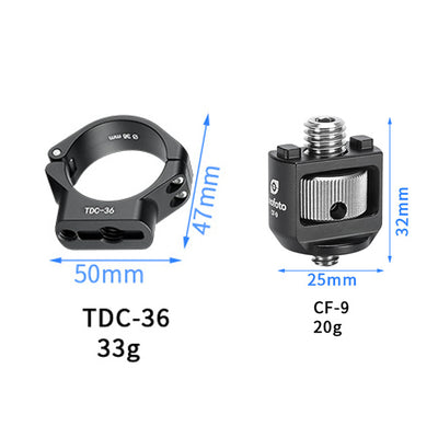 Leofoto Ø36mm Leg Collar with CF-9 double screws