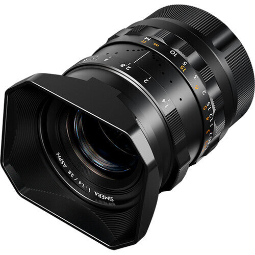 Thypoch Full-Frame Photography Lens Simera 28mm F1.4 for Leica M Mount (Black)