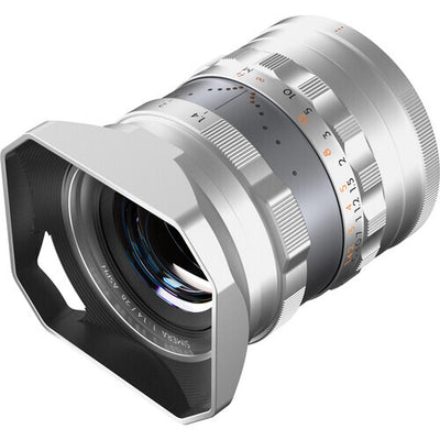 Thypoch Full-Frame Photography Lens Simera 28mm F1.4 for Fujifilm X Mount (Silver)