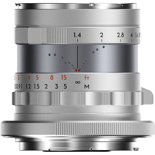 Thypoch Full-Frame Photography Lens Simera 35mm F1.4 for Canon RF Mount (Silver)