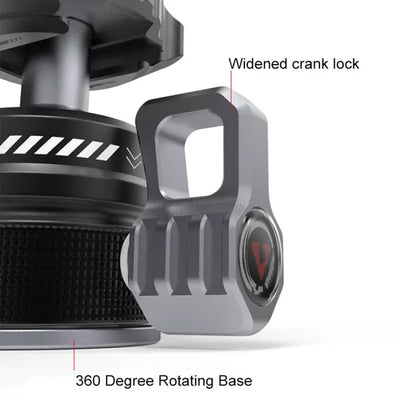 Vologger 1/4” Swivel Mini Tripod Ball Head with Cold Shoe Mount
