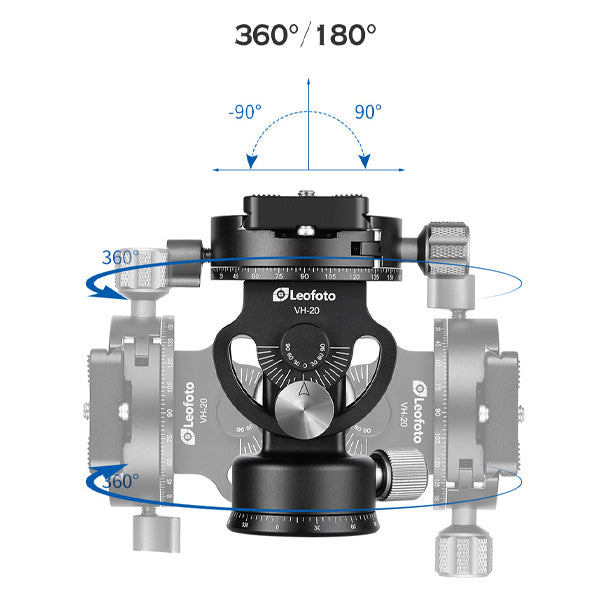 LEOFOTO VH-20 Monopod Head ( Max. Payload 12KG)