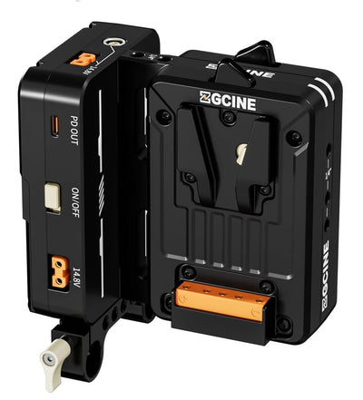 ZGCINE VM-HS2 Hot Swap/Shark Fin Dual Micro V Mount Battery Plate
