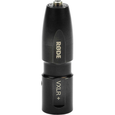 RODE VXLR+ 3.5mm TRS Female to XLR Male Adapter with Phantom Power Converter