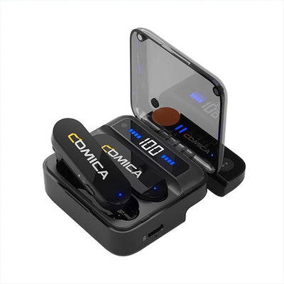 Comica Vimo S Mi 2.4G Dual-channel Mini Wireless Microphone With Lightning for Apple IOS
