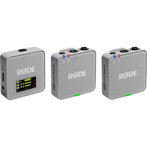 RODE Wireless GO (Gen 3) 2-Person Compact Digital Wireless Microphone System/Recorder (2.4 GHz, Stone)