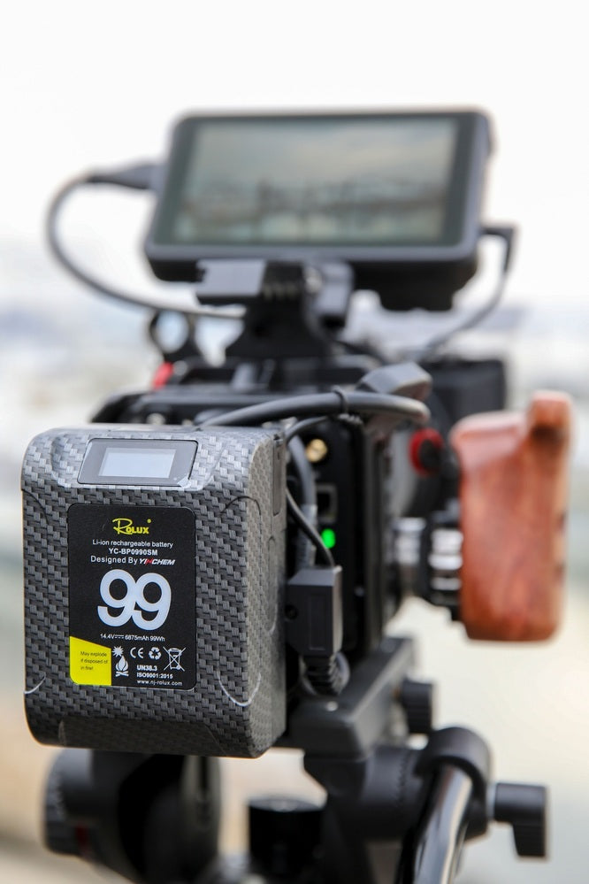 Rolux V-Mount 99w Nano Mini Battery (Max Load 15A)