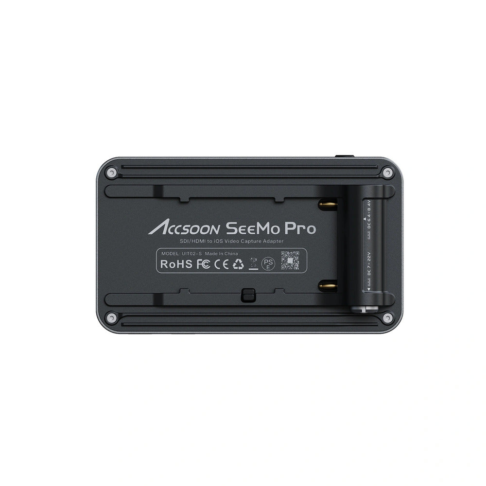 Accsoon Seemo Pro SDI/HDMI to USB C Video Capture Adapter for iPhone and iPad