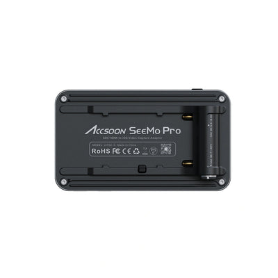 Accsoon Seemo Pro SDI/HDMI to USB C Video Capture Adapter for iPhone and iPad